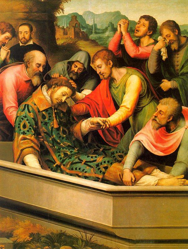 Juan de Juanes The Burial of St.Stephen France oil painting art